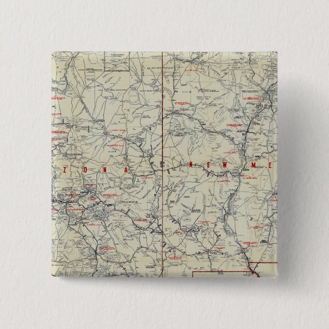 Rand McNally Officiell 1925 Auto Trails Knapp (Framsida)