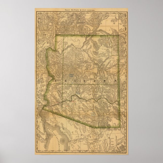 Rand McNallys Arizona Poster (Framsidan)