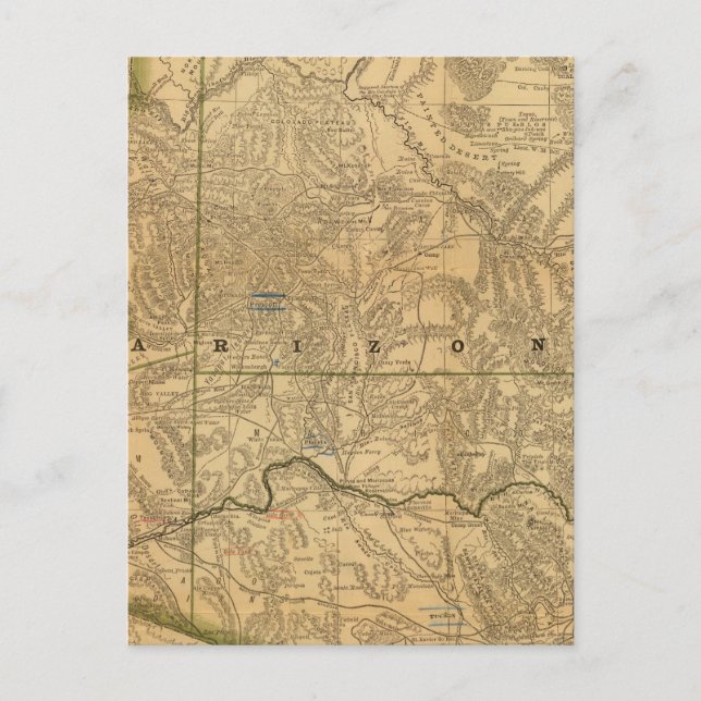 Rand McNallys Arizona Vykort (Framsida)