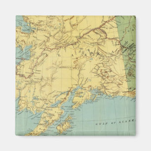 Rand McNally's Karta of Alaska Magnet