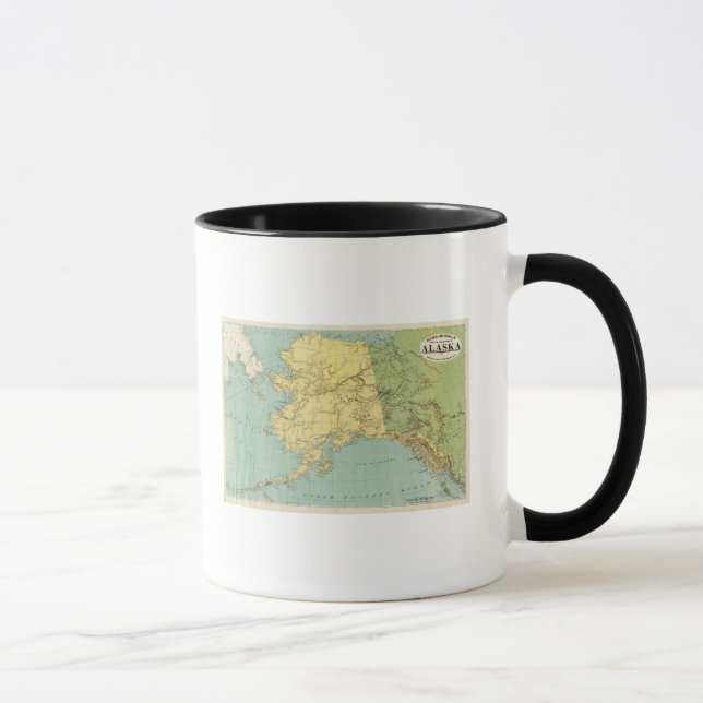 Rand McNally's Karta of Alaska Mugg (Höger)