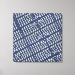 Rand med Attitude Grått Blue White Tones Canvastryck