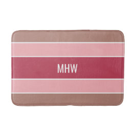 Rand Mönster anpassningsbar badmatt i monogram Badrumsmatta