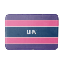 Rand Mönster anpassningsbar badmatt i monogram Badrumsmatta