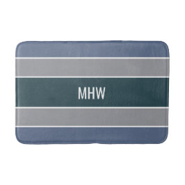 Rand Mönster anpassningsbar badmatt i monogram Badrumsmatta