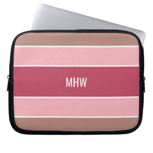 Rand Mönster anpassningsbar monogram laptop sleeve