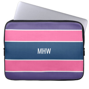Rand Mönster anpassningsbar monogram laptop sleeve