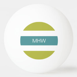 Rand Mönster anpassningsbar monogram ping pong bol Pingisboll