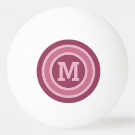 Rand Mönster anpassningsbar monogram ping pong bol Pingisboll