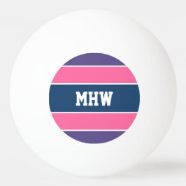 Rand Mönster anpassningsbar monogram ping pong bol Pingisboll