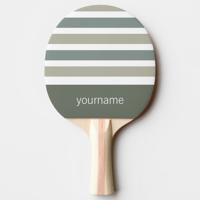 Rand Mönster anpassningsbar monogram ping pongpadd Pingisracket (Baksidan)