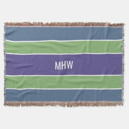 Rand Mönster anpassningsbar, monogram proppfilt Mysfilt