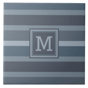 Rand Mönster anpassningsbar monogramplattor Kakelplatta
