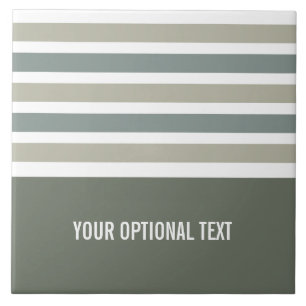 Rand Mönster anpassningsbar monogramplattor Kakelplatta