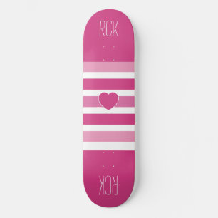 Rand Mönster-anpassningsbar, monogramskateboard Mini Skateboard Bräda 18,7 Cm