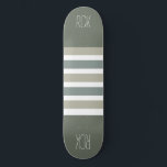 Rand Mönster-anpassningsbar, monogramskateboard Skateboard Bräda 20 Cm<br><div class="desc">Ändra texten fält till vad du vill. Du kan också ändra teckensnittet och dess storleka och färg genom att använda funktionen "Anpassa det" och lägga till mer fält om du vill. Se min butik om du vill ha fler artiklar med och färg om den här designen.</div>