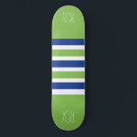 Rand Mönster-anpassningsbar, monogramskateboard Skateboard Bräda 21,5 Cm<br><div class="desc">Ändra texten fält till vad du vill. Du kan också ändra teckensnittet och dess storleka och färg genom att använda funktionen "Anpassa det" och lägga till mer fält om du vill. Se min butik om du vill ha fler artiklar med och färg om den här designen.</div>