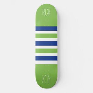 Rand Mönster-anpassningsbar, monogramskateboard Skateboard Bräda 21,5 Cm