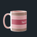 Rand Mönster anpassningsbar mugg<br><div class="desc">Ändra texten fält till vad du vill. Du kan också ändra teckensnittet och dess storleka och färg genom att använda funktionen "Anpassa det" och lägga till mer fält om du vill. Se min butik om du vill ha fler artiklar med och färg om den här designen.</div>