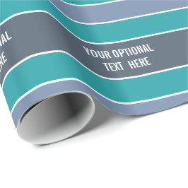 Rand Mönster anpassningsbar text som omsluter papp Presentpapper