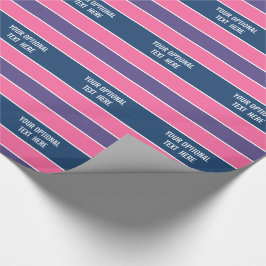 Rand Mönster anpassningsbar text som omsluter papp Presentpapper