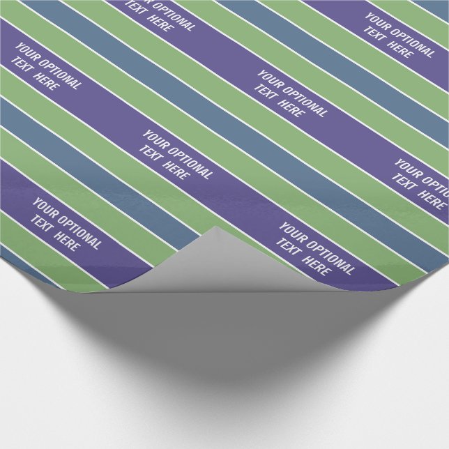 Rand Mönster anpassningsbar text som omsluter papp Presentpapper (Hörn)