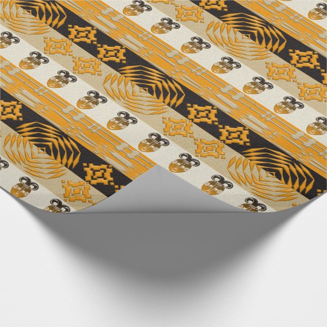 Rand Mönster Presentpapper (Hörn)