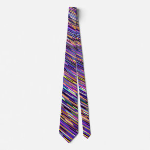 Rand Neck Tie med flera färgade beklädnader Slips