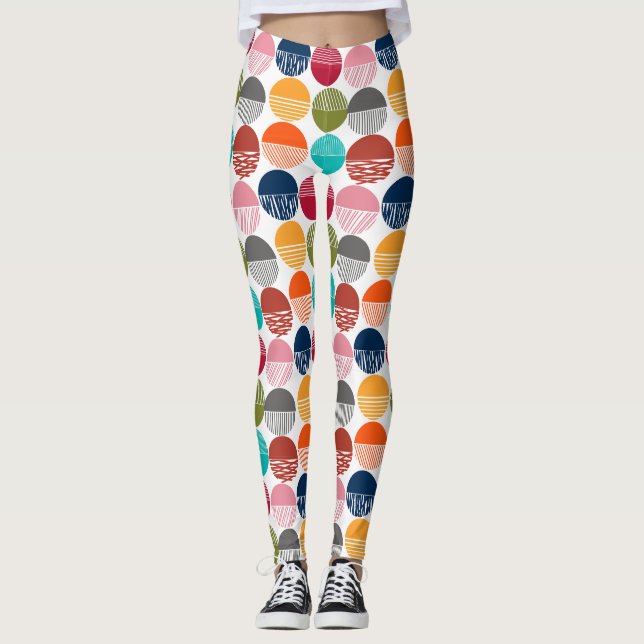 Rand och fast form leggings (Framsida)