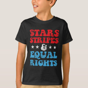 Rand och jämlika Höger 4 juli Patriotiska kvinnor T Shirt