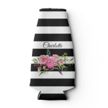 Rand och Peonies Personlig Flaska