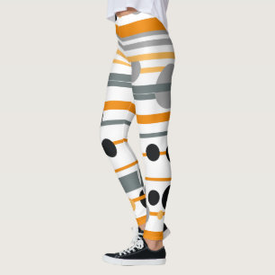 Rand och punkter leggings