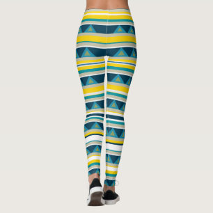 Rand och trianglar leggings