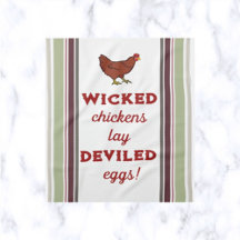 Rand och Wicked Chickens Kitchen Towel
