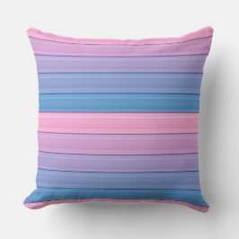 Rand Pastellblå färgstark modern geometrisk Kudde