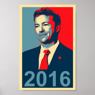 Rand Paul 2016 Obama Stil Poster
