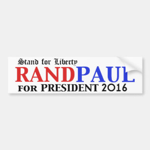 Rand Paul för den presidentbildekalet 2016 Bildekal