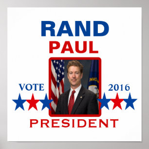 Rand Paul för president i 2016 Poster