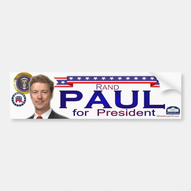 Rand Paul för presidentbildekal Bildekal (Framsidan)