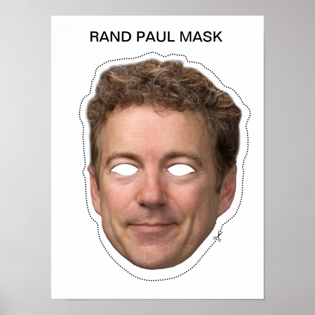 Rand Paul Mask Poster (Framsidan)