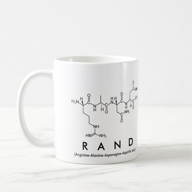 Rand peptide namn mugg (Vänster)