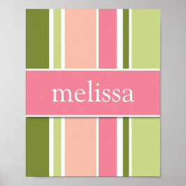 Rand Personlig Wall Art, sherbert Poster
