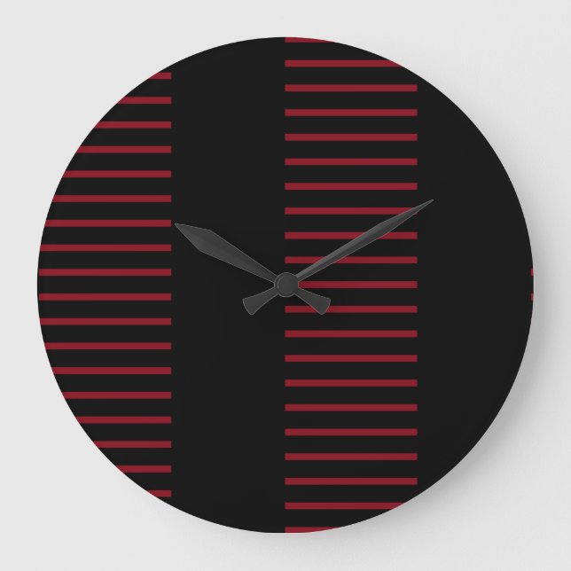Rand Red and Black Stor Klocka (Framsida)