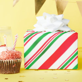 Rand Red Grönt White Rand Presentpapper