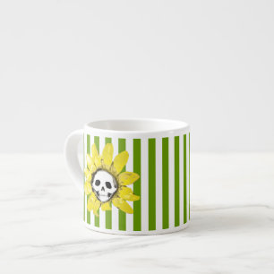 RAND Skull Solrosétiny Tea Kopp Espressomugg