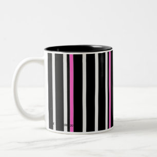 Rand - svart/rosa - mugg