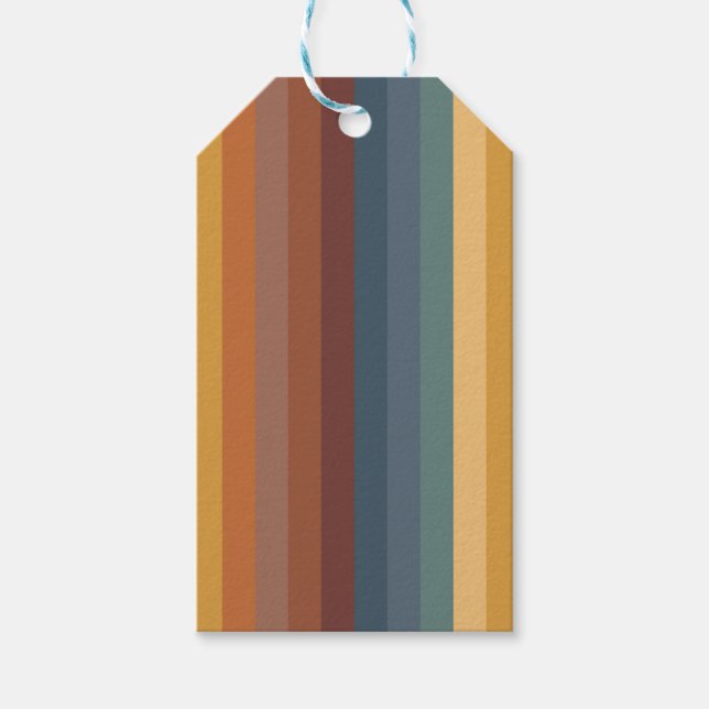 Rand TEAL BLUE BROWN TAN Presentetikett (Framsidan)