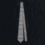 RAND Tight Black på valfri Färg Slips<br><div class="desc">Vågrät rand på vitt. Vita linjer kan färgas om - spela fritt med bakgrunden färg för att skapa nya effekter! Dessa band finns i flera färger och två versioner per färg - med brett rand eller hårt rand.</div>