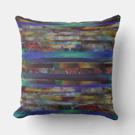 Rand, Torn, den digitala färgaden struktur Kudde