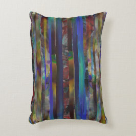 Rand, Torn, den digitala färgaden struktur Prydnadskudde